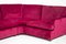 Large Fuxia Velvet Sofa by Osvaldo Borsani, Image 2