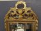 Louis XVI Spiegel mit goldenem Holzrahmen 2