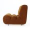 Mid-Century Lounge Chair in Brown Fabric, Czechoslovakia, 1970s 7