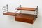 Teak Wall Unit with Drawer Board by Kajsa & Nils Strinning for String, 1960s 1