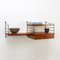 Teak Wall Unit with Drawer Board by Kajsa & Nils Strinning for String, 1960s, Image 3