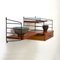 Teak Wall Unit with Drawer Board by Kajsa & Nils Strinning for String, 1960s, Image 4