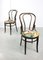 Sedie da pranzo nr. 18 vintage in velluto di Michael Thonet, set di 4, Immagine 2