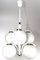Chandelier with 7 Opal Glass Balls from Rupert Nikoll, 1960s, Image 1