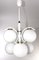 Chandelier with 7 Opal Glass Balls from Rupert Nikoll, 1960s, Image 7