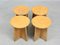 Skandinavischer Vintage Kindertisch und Hocker, 5er Set 9