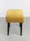 Mid-Century Pouf in Yellow 4