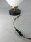 Mid-Century Brass and Opaline Table Lamp 5