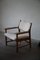 Danish Modern Razorblade Lounge Chair in Oak and Bouclé by Henning Kjærnulf, 1950s 12