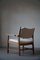 Danish Modern Razorblade Lounge Chair in Oak and Bouclé by Henning Kjærnulf, 1950s 8