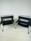 Black Leather and Chrome Wassily Chairs by Marcel Breuer for Cassina, Set of 2 14