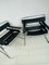 Black Leather and Chrome Wassily Chairs by Marcel Breuer for Cassina, Set of 2 12