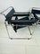 Sedie Wassily in pelle nera e metallo cromato di Marcel Breuer per Cassina, set di 2, Immagine 2