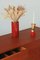 Vase Cylindrique en Céramique Rouge par Aldo Londi pour Bitossi, Italie 4