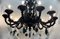 Black Rizzonium Chandelier by Gianni Seguso for Seguso 5