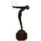 Art Deco Bronze Lamp Life Size Clarte Standing Nude with Globe by Max Le Verrier with Foundry Mark 186 Cm. 2