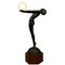 Lámpara Clarte de pie Art Déco de bronce con globo terráqueo de Max Le Verrier con Foundry Mark 186 cm., Imagen 2