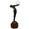 Art Deco Bronze Lamp Life Size Clarte Standing Nude with Globe by Max Le Verrier with Foundry Mark 186 Cm. 6