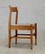 5 Wooden Chairs Flavored Base, Circa 1975., Set of 5 16