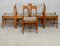 5 sillas de madera con base aromatizada, años 1975. Juego de 5, Imagen 10