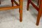 5 Wooden Chairs Flavored Base, Circa 1975., Set of 5, Image 13