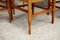 5 Wooden Chairs Flavored Base, Circa 1975., Set of 5, Image 14