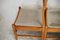 5 Wooden Chairs Flavored Base, Circa 1975., Set of 5, Image 4