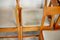 5 Wooden Chairs Flavored Base, Circa 1975., Set of 5, Image 5
