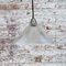 Vintage Industrial Clear Glass Pendant Light from Holophane 1