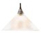 Vintage Industrial Clear Glass Pendant Light from Holophane, Image 5