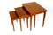 Swedish Teak Nesting Tables, 1960s, Set of 3 1