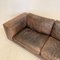 Mid-Century French Brown Leather Sofa, 1978s 4