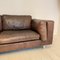Mid-Century French Brown Leather Sofa, 1978s 10