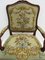 Fauteuil Style Louis XV Antique en Chêne Sculpté, 19ème Siècle 5