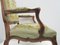 Butaca estilo Luis XV antigua de roble tallado, siglo XIX, Imagen 3