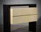 Mid-Century Italian Macassar and Goatskin Chests of Drawers, 1980 8