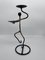 Danish Black Iron Candleholder, Image 3