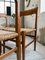 Scandinavian Elm and Straw Chairs by Moller, Set of 4, Image 49