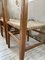Scandinavian Elm and Straw Chairs by Moller, Set of 4, Image 39