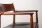 Dänischer Modell 404 Stuhl aus Leder & Rio Palisander von Arne Vodder für P. Olsen für Sibast Mobler, 1960 14