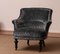 French Napoleon III Velvet Jacquard Club Chair, 1900s 9