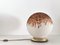 Lámpara de mesa italiana Mid-Century con bola de cristal de Murano y murrine color cobre, años 70, Imagen 7