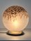 Mid-Century Italian Table Lamp with Murano Glass Ball and Copper-Colored Murrine, 1970s 9