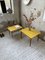 Duo de Tables Basses en Bois Jaune, Set de 2 2