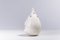 Japanese Modern Goccia White Raku Incense Holder, Image 3