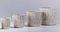 Japanese Minimalist White Crackle Raku Ceramics Bowls, Set of 4 2