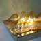 Mid-Century Italian Steel and Glass Sconce from Mazzega, 1960s, Image 10