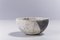 Japanese Minimalist White Crackle Raku Ceramic Bowl from Laab Milano 5