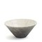 Japanese Modern Black & White Crackle Raku Ceramic Bowls from Laab Milano, Set of 2 1