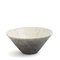 Japanese Modern Crackle Raku Keramikschalen in Schwarz & Weiß von Laab Milano, 2er Set 1